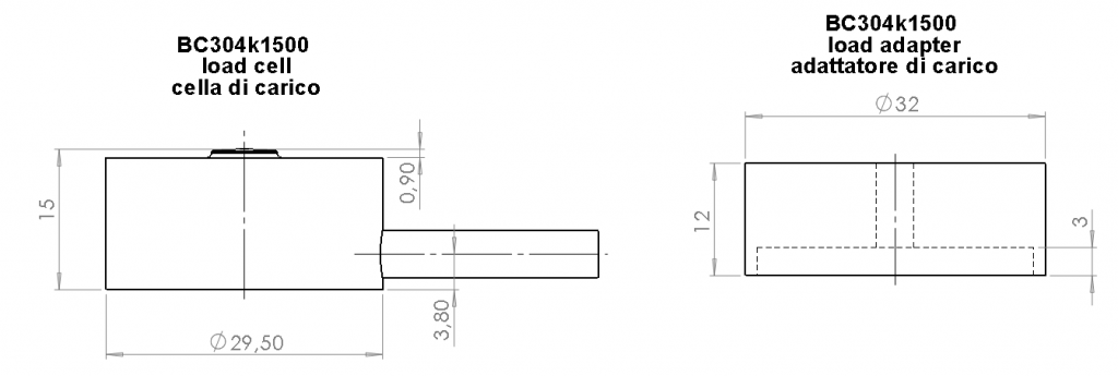 BC304k1500 dimensioni