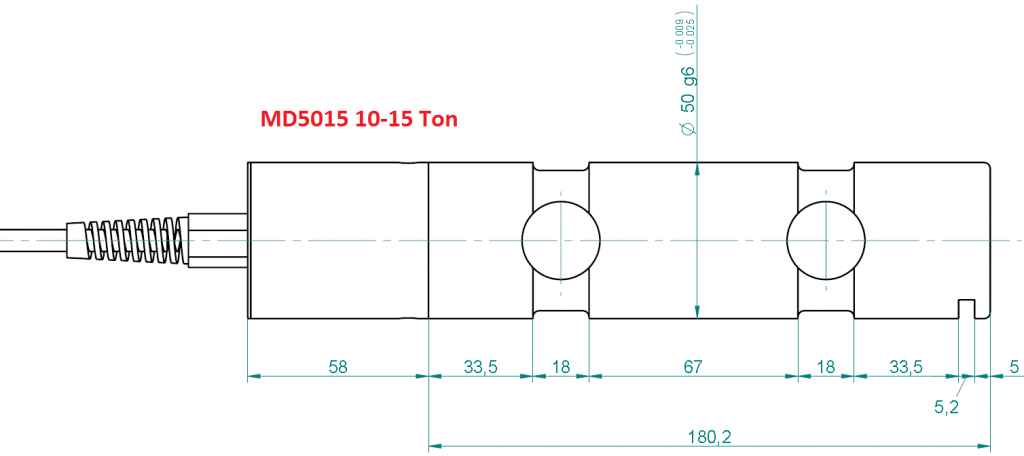 MD5015S Overall Dimensions